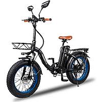 Электровелосипед Minako F11 Dual (полный привод) Черно-синий