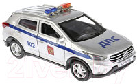 Автомобиль игрушечный Технопарк Hyundai Creta Полиция / CRETA-P-SL