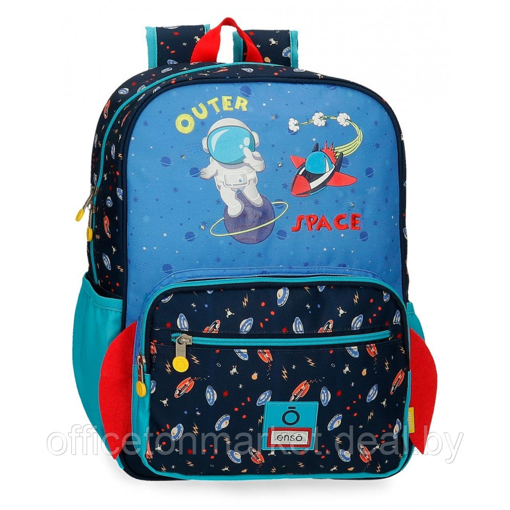 Рюкзак школьный Enso "Outer space" L, синий, черный - фото 1 - id-p218087514
