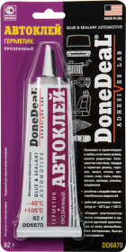 - DoneDeaL Клей прозрачный силиконовый 82гр (DD6870)