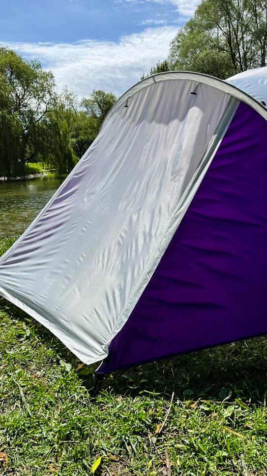 Кемпинговая палатка Calviano Acamper Acco 3 (фиолетовый) - фото 4 - id-p226662726