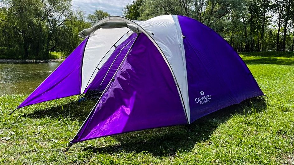 Кемпинговая палатка Calviano Acamper Acco 3 (фиолетовый) - фото 2 - id-p226662726