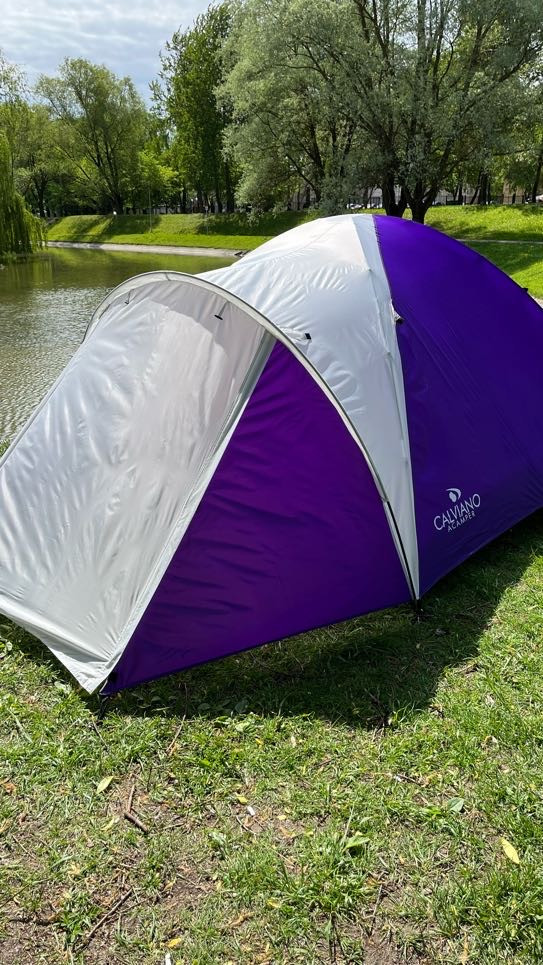Треккинговая палатка Calviano Acamper Acco 4 (фиолетовый) - фото 2 - id-p226662734