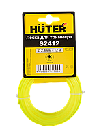 Леска (2.4 мм, 12 м, звезда) Huter S2412