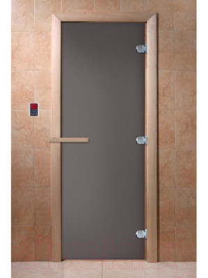 Стеклянная дверь для бани/сауны Doorwood Затмение 180х70 - фото 2 - id-p226388044