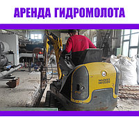 Аренда экскаватора с ГИДРОМОЛОТОМ Низкая Высота и Компактные Габариты!