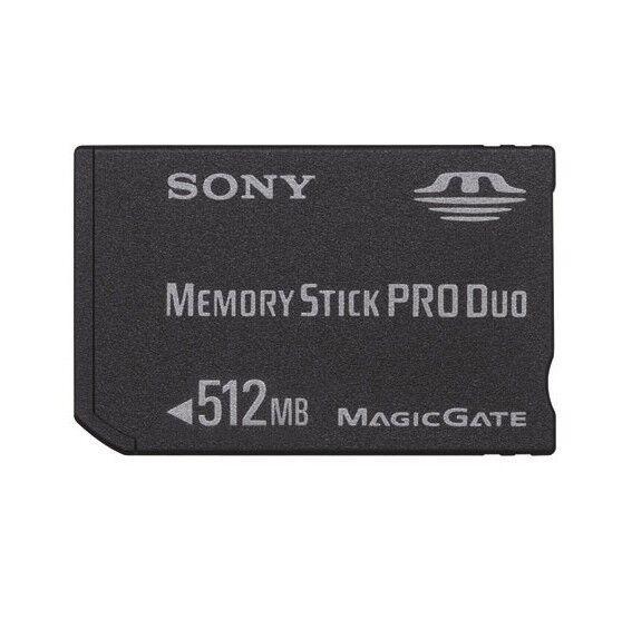 Карта памяти Sony Memory stick PRO DUO 512 Mb