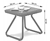 Комплект шезлонгов Keter Pacific Set + столик (2 шезлонга + столик) Cappuccino, фото 4
