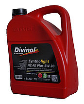 Моторное масло Divinol Syntholight HC-FE Plus 5W-30 (синтетическое моторное масло 5w30) 5 л., фото 3