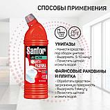 Средство для сантехники 750мл Sanfor "Activ "Антиржавчина", гель, кислотное, фото 4