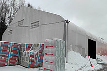 Каркасно-тентовые ангары