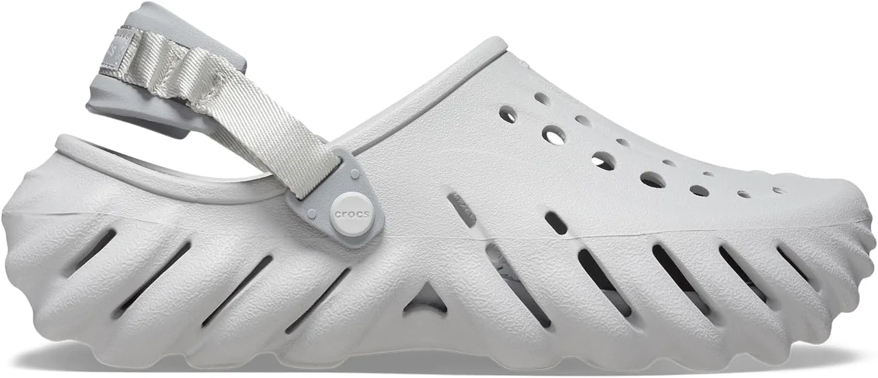 Сабо унисекс Crocs Echo Clog серый 207937-1FT