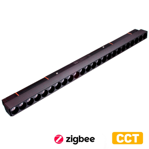 MAG 25 | DARK Магнитный трековый светильник, 24W 2700-5700K Zigbee, черный