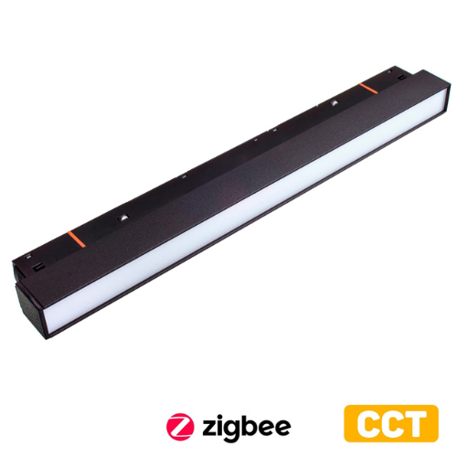MAG 25 | LINE 300 Магнитный трековый светильник, 12W 2700-5700K Zigbee, черный