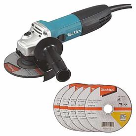 Углошлифмашина Makita GA5030RX8 (плавный пуск, антирестарт)