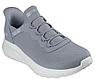 Кроссовки мужские Skechers Slip-ins: BOBS Sport Squad Chaos серый/белый 118300-GRY, фото 3