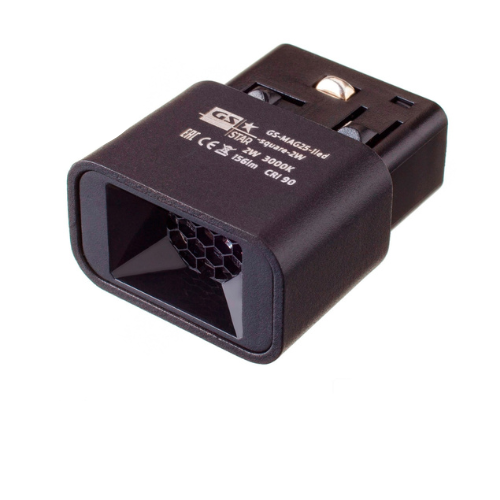MAG 25 | SQUARE Магнитный трековый светильник, 2W 3000K, черный