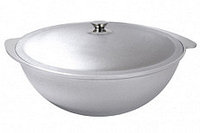 Казан литой 12л для плова алюминиевая крышка ТМ KUKMARA