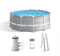 Каркасный бассейн Intex 305х99см, арт. 26706+фильтр-насос+лестница