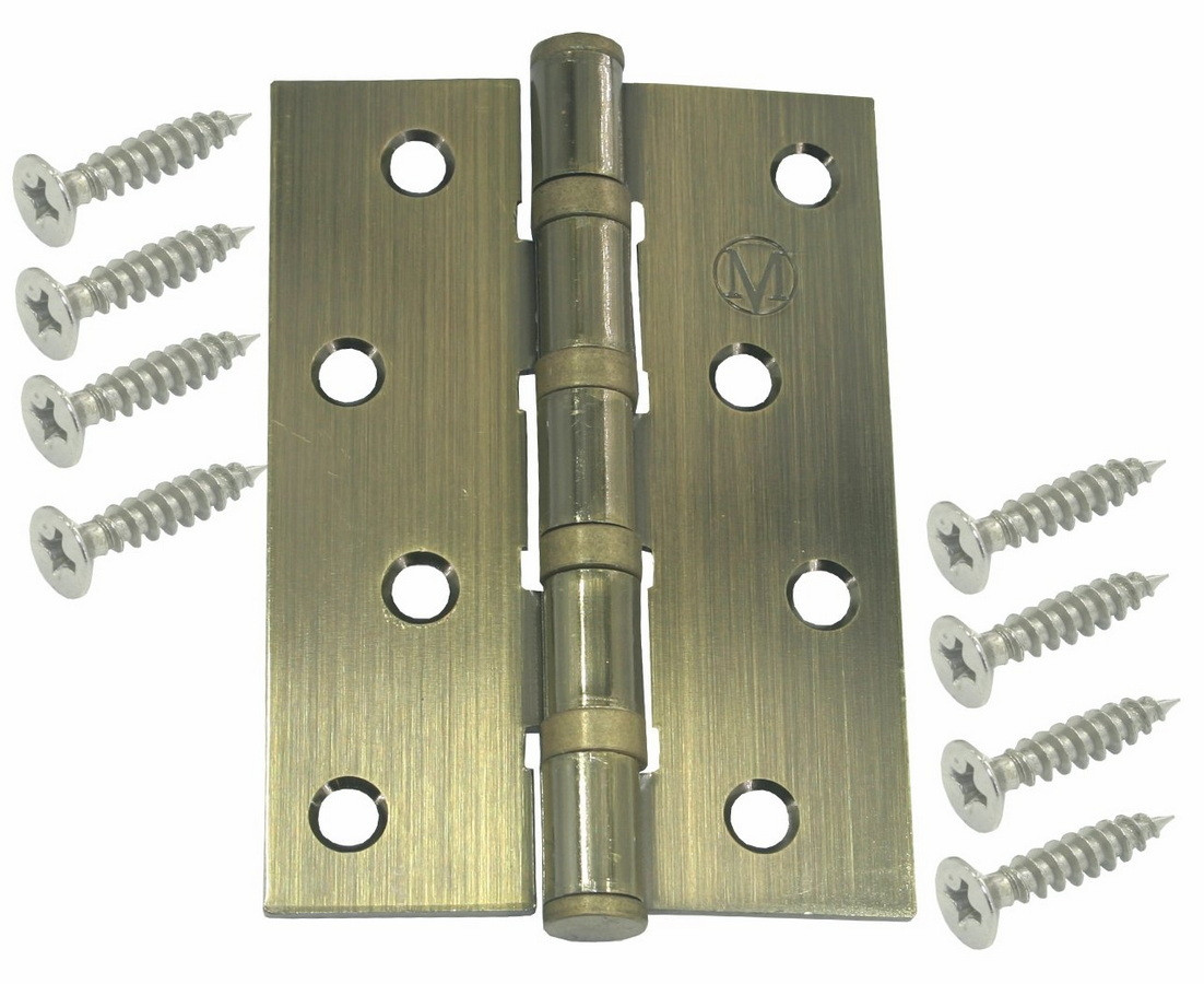 Петля накладная ПН5-100 бронза античная - ME0000000002273