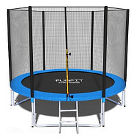 Батут Funfit (фанфит) PRO 252 см (УСИЛЕННЫЙ) с лестницей и длинными ножками