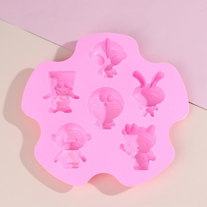 Форма силиконовая Мультфильм 6 ячеек