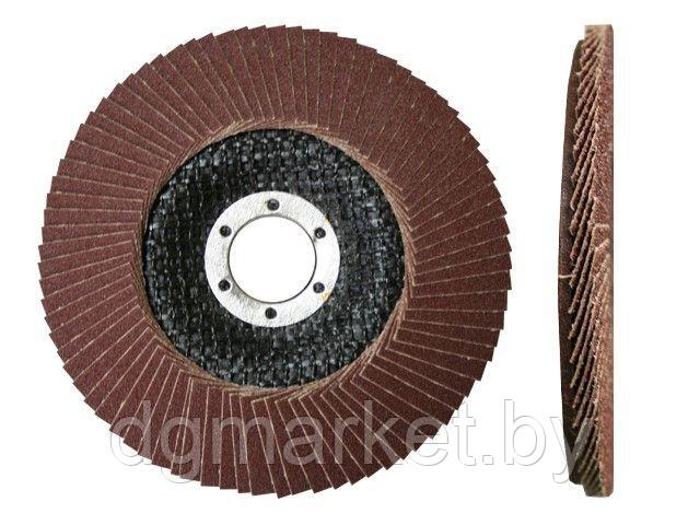 Круг лепестковый 125х22мм А40 плоск. КЛТ1 LUGAABRASIV