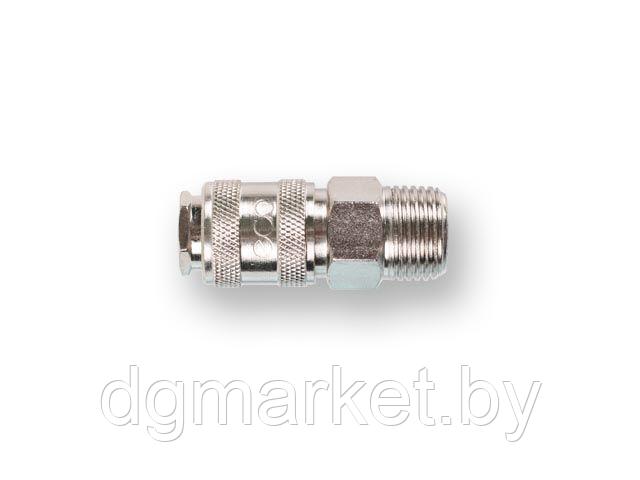 Соединение быстросъем. МАМА х нар. резьба 1/2" (сталь) ECO