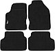 Коврики ВОРСОВЫЕ в салон Mitsubishi Outlander 1 2003-2008 Черный (Duomat), фото 5