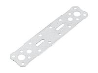 Пластина крепежная 180х40 белый цинк Цвiк