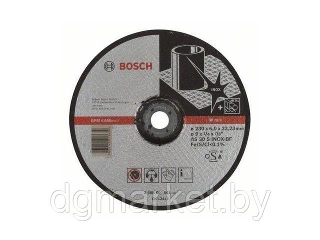 Круг обдирочный 230х6x22.2 мм для нерж. стали BOSCH