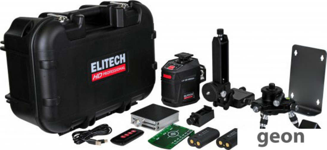 Лазерный нивелир ELITECH HD Professional HD LN 12D Green 204736