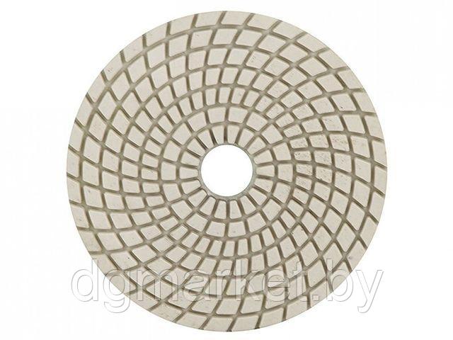 Алмазный гибкий шлифкруг "Черепашка" 125 № 100 (мокрая шл.) (Trio-Diamond)