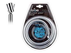 Шланг душевой, SUS/EPDM, 1/2" г-г 150 см, хром, a-five (Гайка латунь (anti-twist), 10 бар)