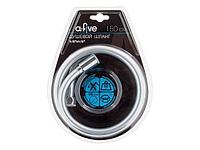 Шланг душевой, PVC, 1/2" г-г 150 см, серебро, a-five (Гайка латунь (anti-twist), 10 бар)