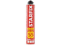Пена монтажная профессиональная всесезонная STARFIX Gunfoam (730мл) (Выход пены до 55 литров)