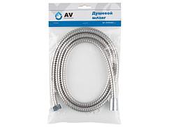 Шланг душевой, SUS/PVC, 1/2" г-г 150 см, мат., AV Engineering (Гайка цинк, 7 бар)