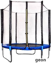 Батут Atlas Sport 140 см - 4.5ft (внешняя сетка, синий)