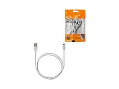 Дата-кабель, ДК 4, USB - micro USB, 1 м, белый, TDM