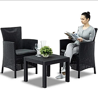 Комплект мебели Rosario balcony set (Розарио Сэт), графит