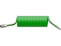 Шланг полиэт. спиральный ф 6,5/10 мм с быстросъемн. соед. ECO (длина  5 м)
