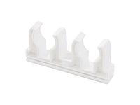 Клипса (опора) для труб ПП двойная d20, бел. РТП (РосТурПласт)