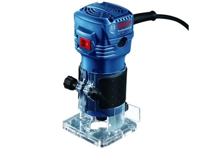 Фрезер кромочный BOSCH GKF 550 в кор. + аксессуары