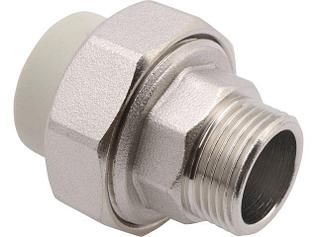 Американка ПП нар. 20х1/2", сер. FV Plast (Под заказ кратно коробкам)