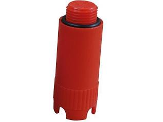 Заглушка монтажная 1/2 красная, FV Plast (Под заказ кратно коробкам)