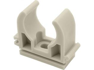 Клипса (опора) для труб ПП D32, сер. FV Plast (Под заказ кратно коробкам)