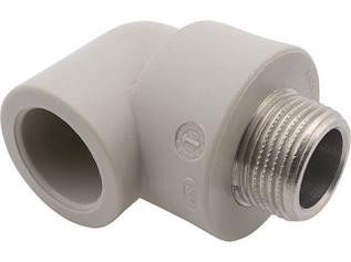 Колено ПП комб. нар. 32x1" сер. FV Plast (Под заказ кратно коробкам)