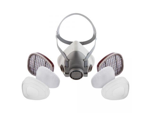 Полумаска 5500Р с фильтрами 6510 А1 с предфильтрами и с держателями Jeta Safety (комплект)
