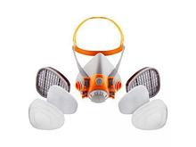 Полумаска 6500 с фильтрами 6510 А1 с предфильтрами и с держателями Jeta Safety (комплект)