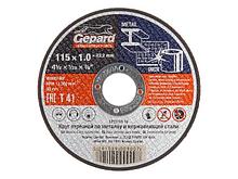 Круг отрезной 115х1.0x22.2 мм для металла и нерж. стали GEPARD